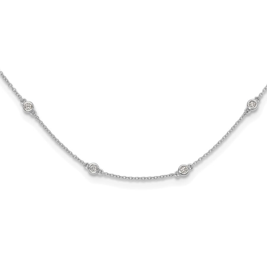 14K White Gold True Origin Lab Grown Diamond VS/SI DEF  Fancy Station N