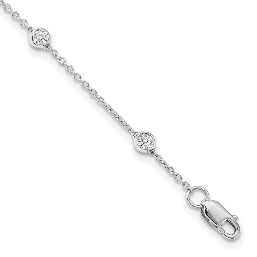 14K White Gold True Origin Lab Grown Diamond VS/SI DEF  Rolo Station An