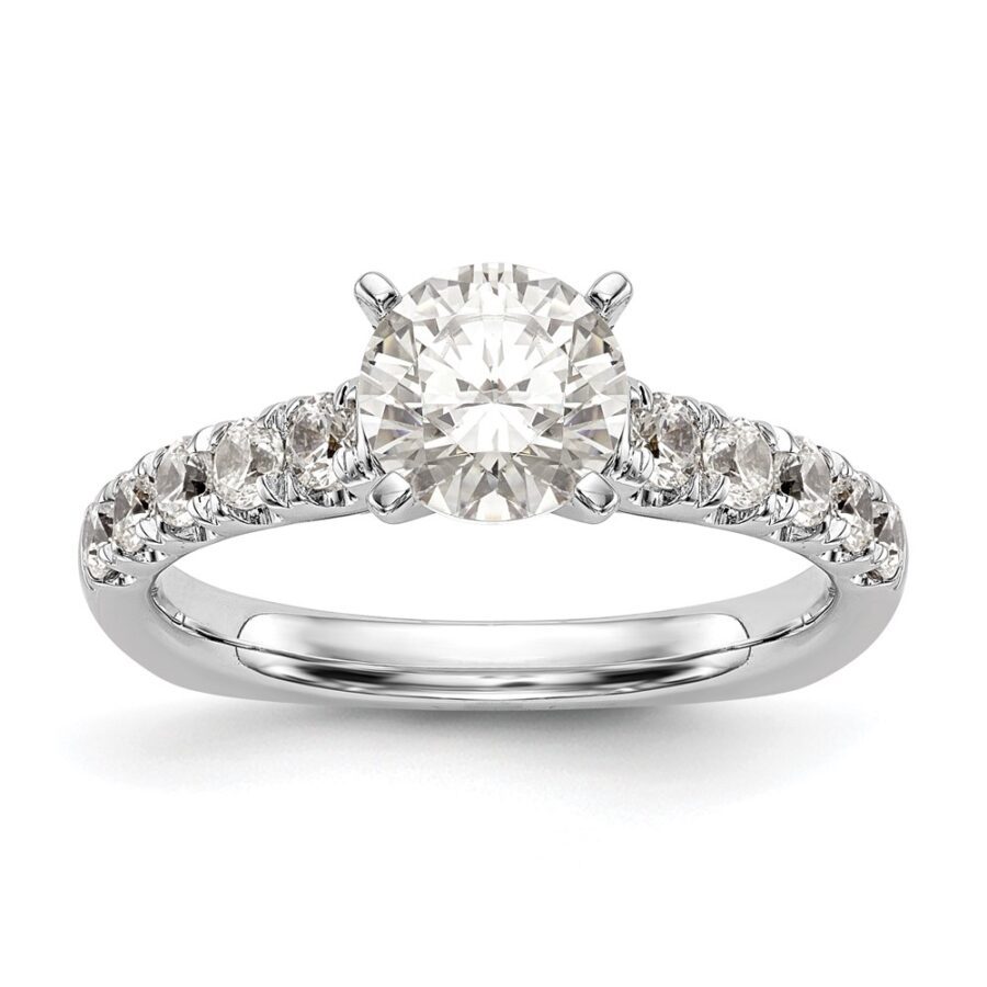 14kw True Origin Lab Grown Diamond VS/SI DEF  Peg Set Engagement Ring