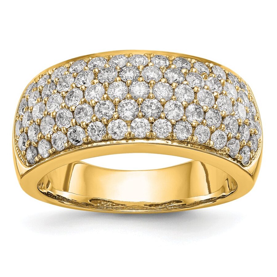 14k Yellow True Origin Lab Grown Diamond VS/SI DEF  Band