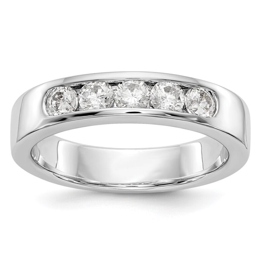 14kw True Origin Lab Grown Diamond VS/SI DEF  5-Stone Channel Band