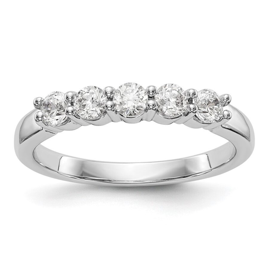 14kw True Origin Lab Grown Diamond VS/SI DEF  5-Stone Band
