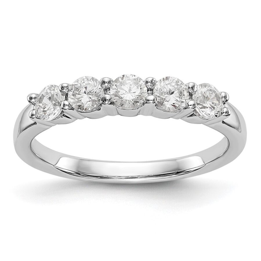 14kw True Origin Lab Grown Diamond VS/SI DEF  5-Stone Band