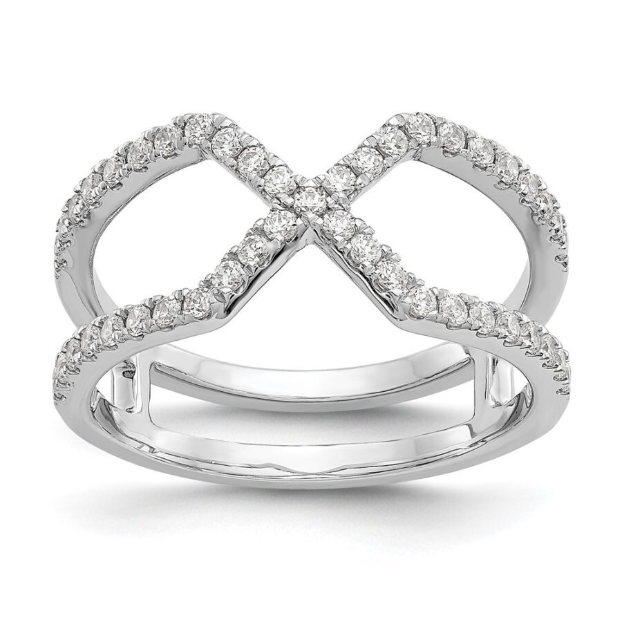 14kw True Origin Lab Grown Diamond VS/SI DEF  Geometric Fashion Ring