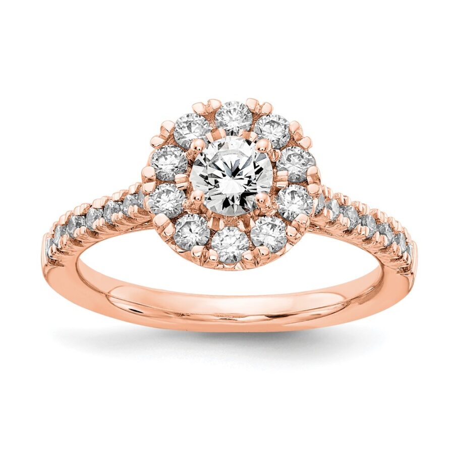 14k Rose True Origin Lab Grown Diamond VS/SI DEF  Engagement Ring