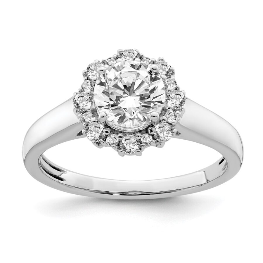 14kw True Origin Lab Grown Diamond VS/SI DEF  Semi-Mount Engagement Rin