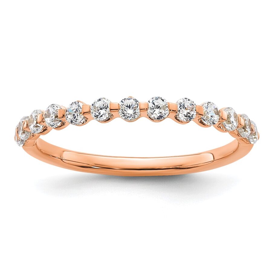 14k Rose Gold True Origin Lab Grown Diamond VS/SI DEF  Band