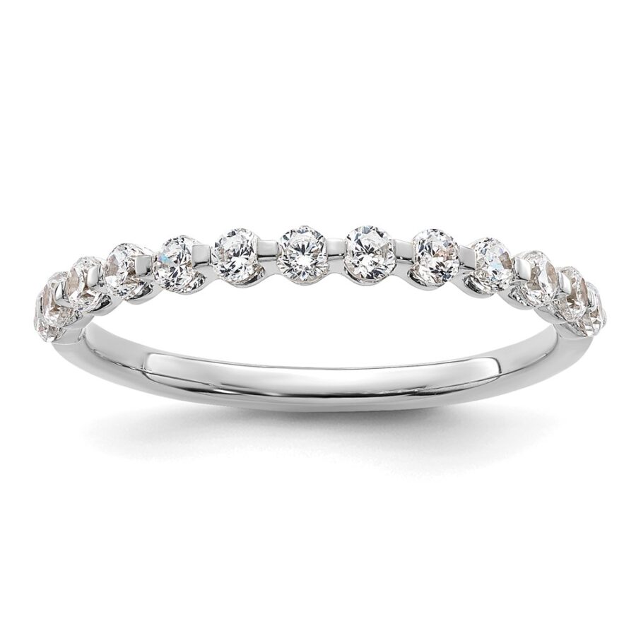 14k White Gold True Origin Lab Grown Diamond VS/SI DEF  Band