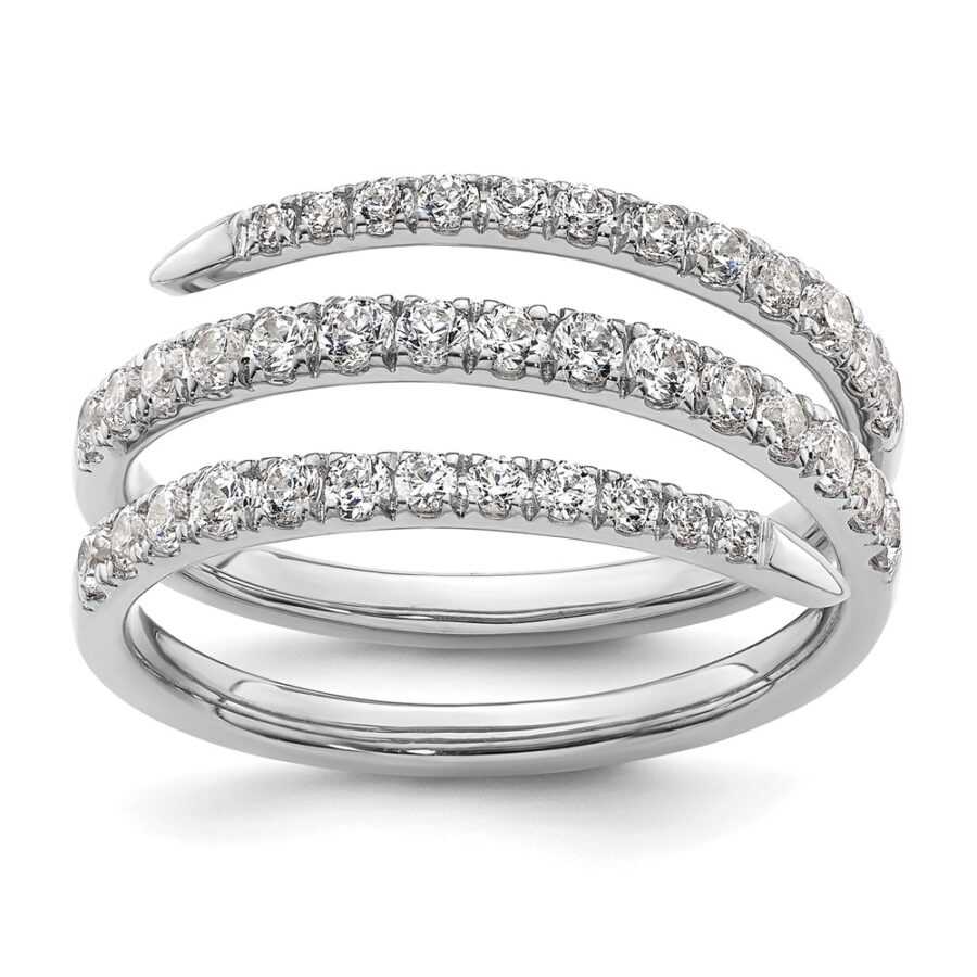 14K White Gold True Origin Lab Grown Diamond VS/SI DEF  Band