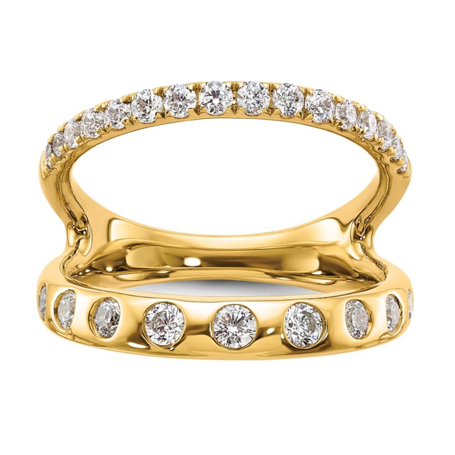 14K Gold True Origin Lab Grown Diamond VS/SI DEF  Double Band