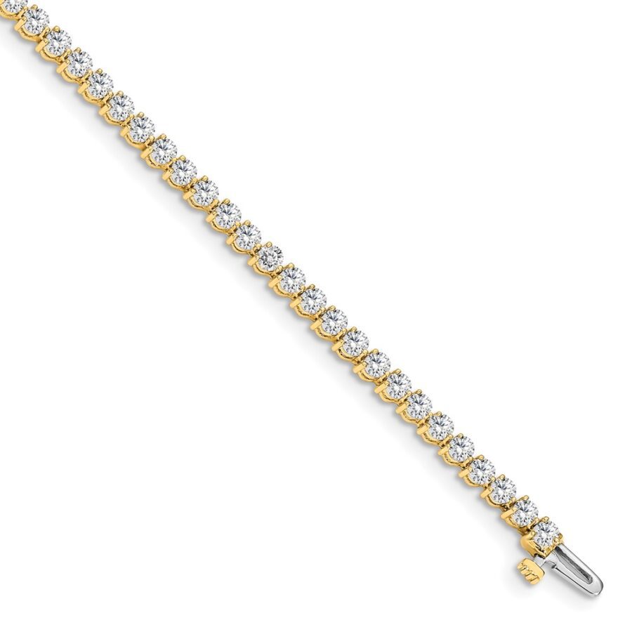 14ky True Origin Lab Grown VS/SI DEF  Diamond Tennis Bracelet