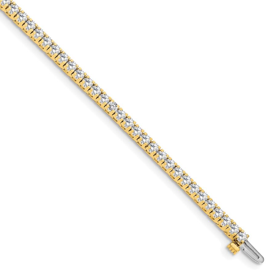 14ky True Origin Lab Grown VS/SI DEF  Diamond Tennis Bracelet