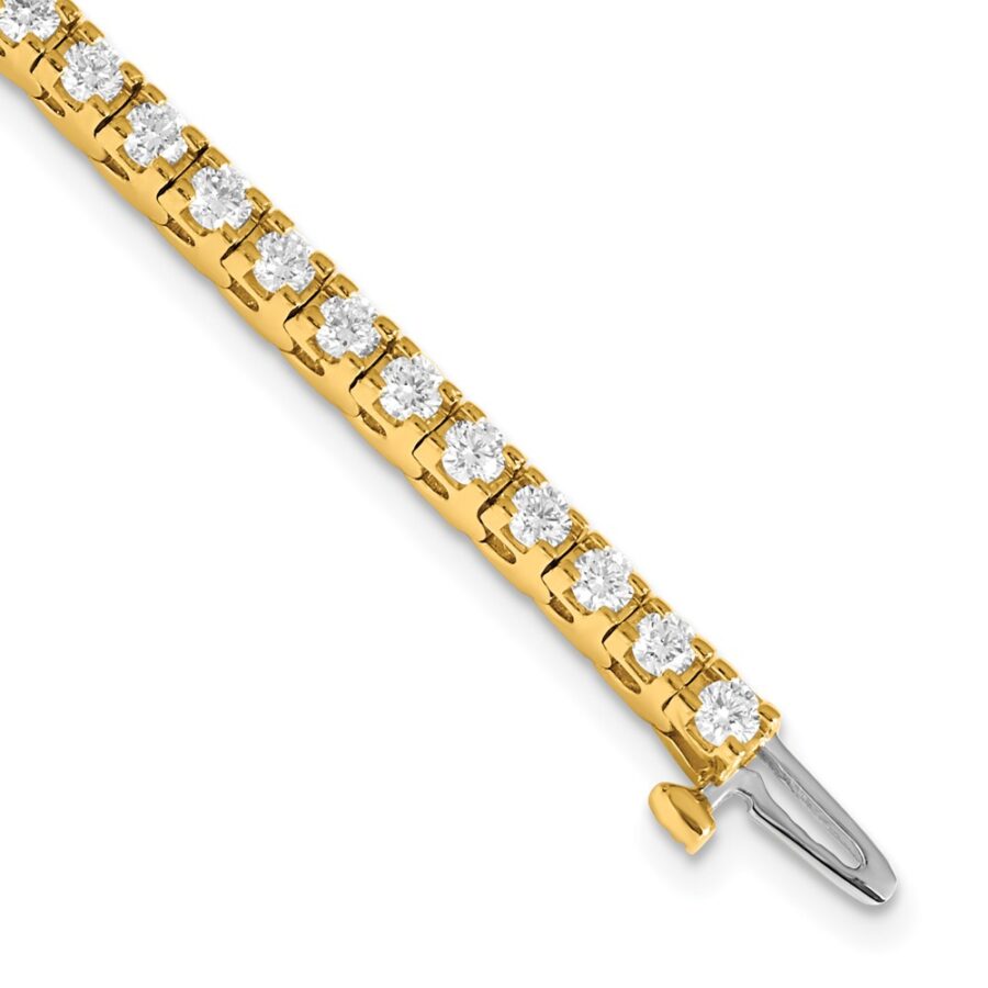 14ky True Origin Lab Grown VS/SI DEF  Diamond Tennis Bracelet