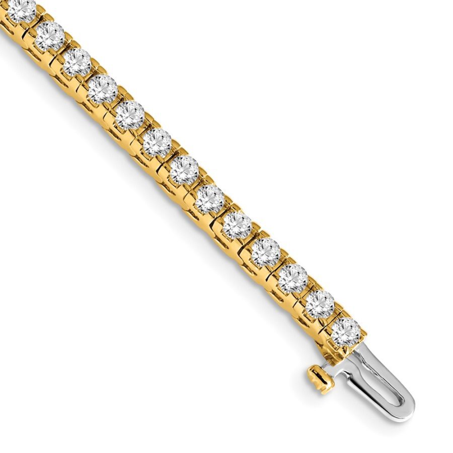 14ky True Origin Lab Grown VS/SI DEF  Diamond Tennis Bracelet
