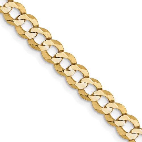 10k 4.7mm Lightweight Flat Cuban Chain