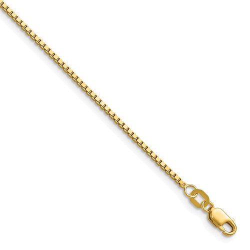 14K 1.2mm Box Chain