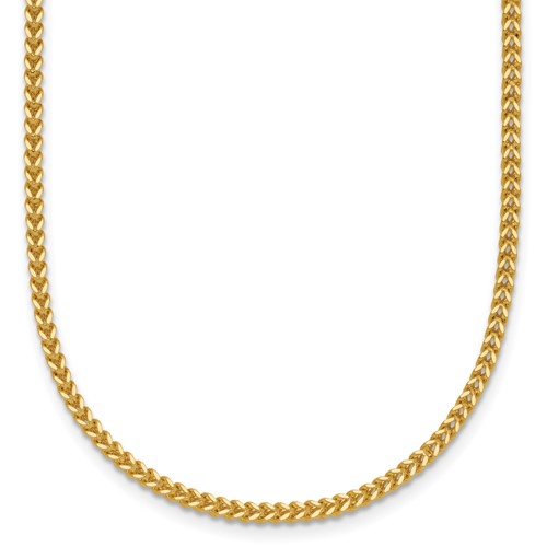 14K 20 inch 1.5mm Franco with Lobster Clasp Chain