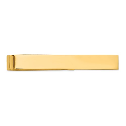 14k Men's Polished Tie Bar