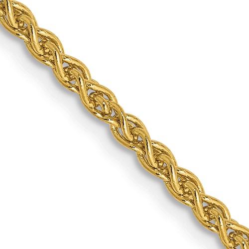 14K 26 inch 2.1mm Spiga with Lobster Clasp Chain
