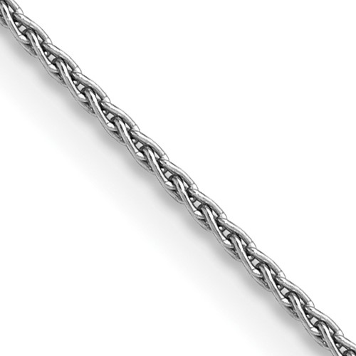 14K White Gold 20 inch 1.5mm Parisian Wheat with Lobster Clasp Chain
