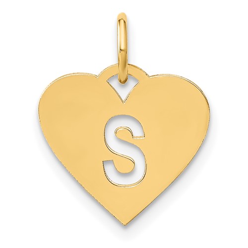 14ky Initial Letter S Initial Charm