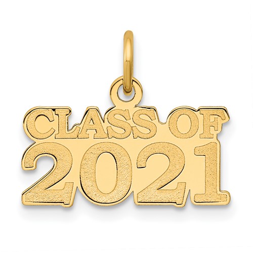 14k CLASS OF 2021 Charm